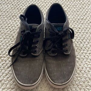 Dark gray vans low tops